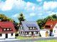Half-Timbered House w/blue Roof -- 5.5 x 3.7 x 3.6cm, Z, Faller Gmbh 282760