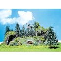 Hunter`s Lookout -- 1-9/16 x 1-3/16` 4 x 3cm, HO, Faller Gmbh 130290