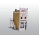 Scenic Details(R) -- Pharmacy - Kit (Unpainted Metal) 3-1/4 x 3-3/4′ 8.3 x 9.5cm, HO, Woodland Scenics 221