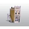 Scenic Details(R) -- Pharmacy - Kit (Unpainted Metal) 3-1/4 x 3-3/4′ 8.3 x 9.5cm, HO, Woodland Scenics 221