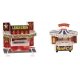 Christmas Market Stall 2-Pack -- Kit - 1-15/16 x 1-15/16 x 1-11/16′ and 1-11/16 x 1-11/16 x 1-3/4, HO, Faller Gmbh 134001