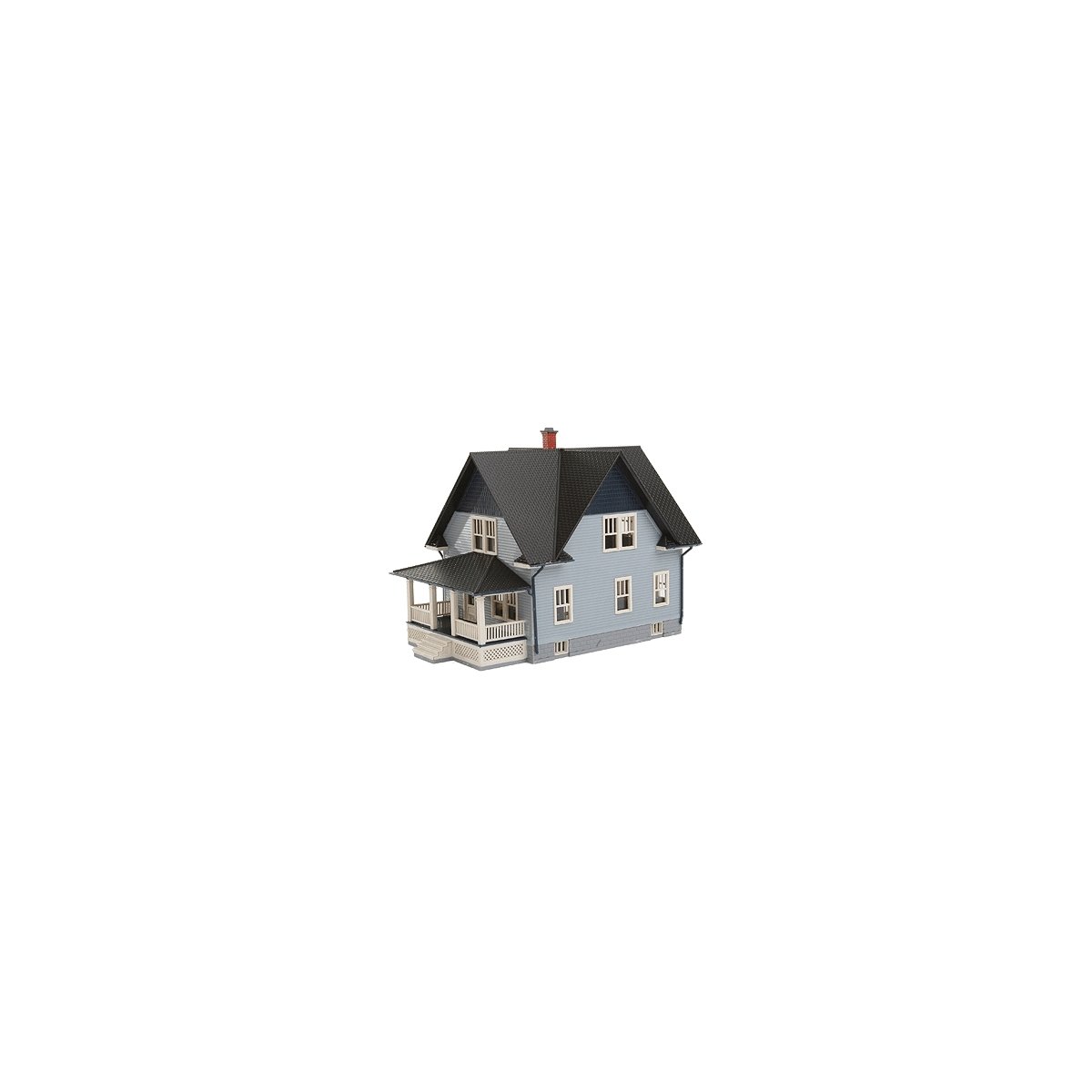 Atlas N Kim`s Classic American Home(TM) Classic Home Kit -- 3-1/2 x 1-3/4 x 2-1/2` 8.9 x, N, Atlas Model Railroad Co. 2851