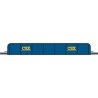 Girder Bridge - E-Z Track(R) - Assembled -- CSX Transporation (blue, yellow), HO, Bachmann Industries 44606