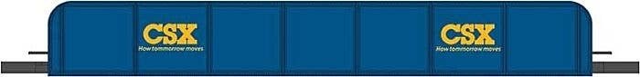 Girder Bridge - E-Z Track(R) - Assembled -- CSX Transporation (blue, yellow), HO, Bachmann Industries 44606