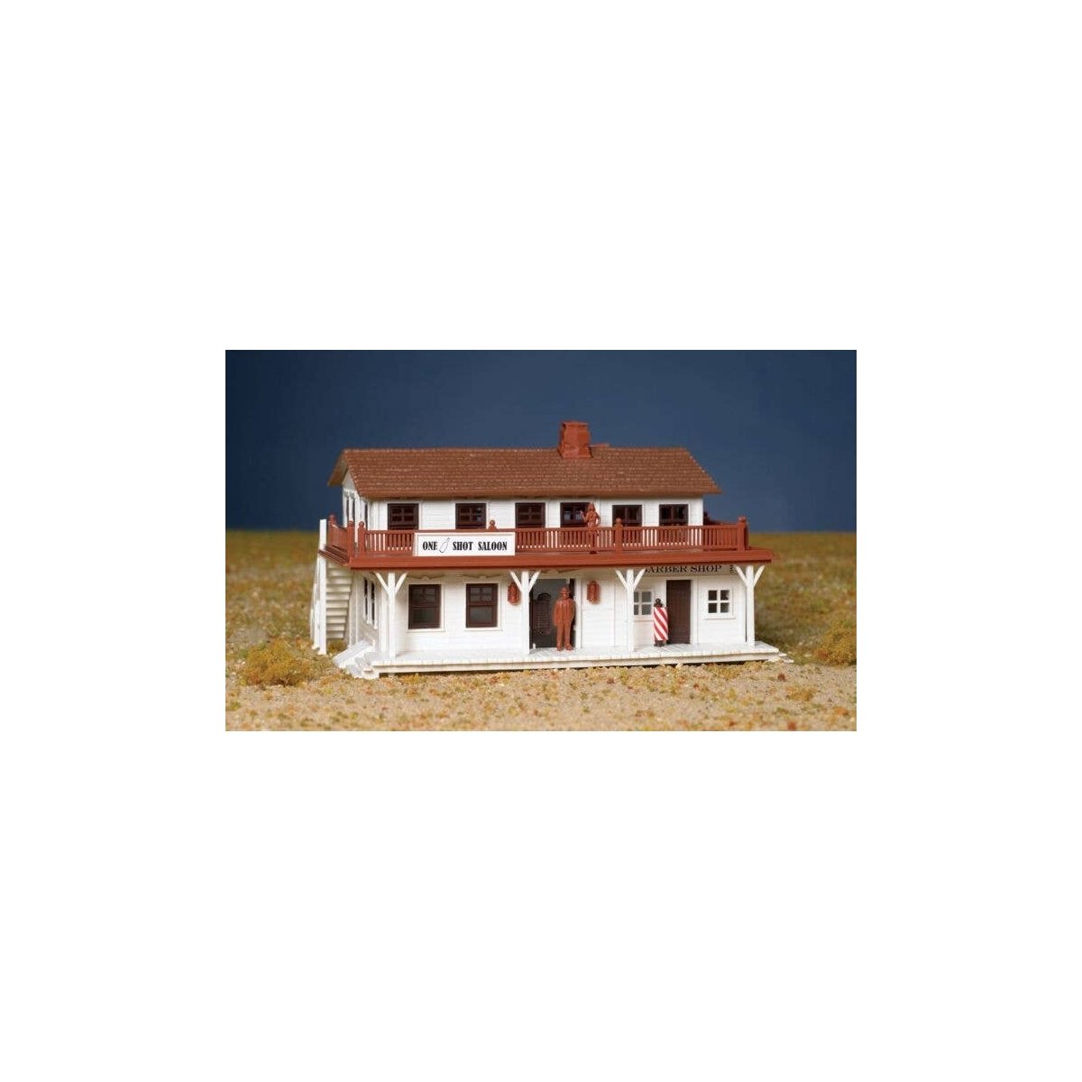 Plasticville Classic Kit - Saloon & Barber Shop, HO, Bachmann Industries 45162