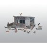 Scenic Details(R) -- Chicken Coop - Kit - 2-1/2 x 1′ 6.4 x 2.5cm, HO, Woodland Scenics 215