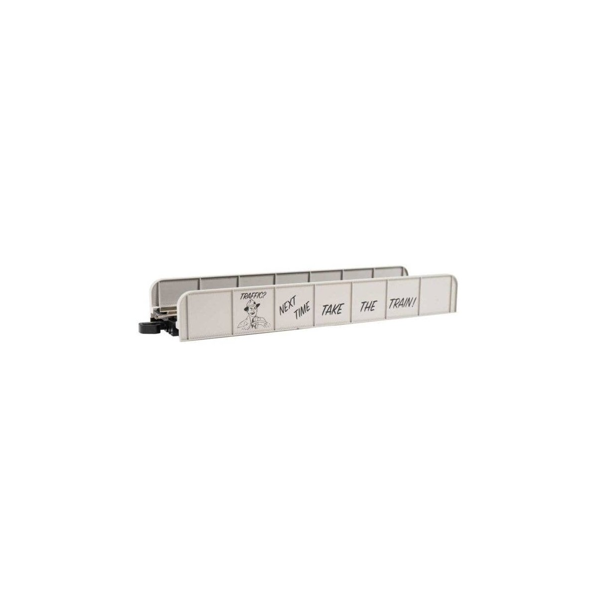 Girder Bridge w/Nickel Silver Rail - E-Z Track(R) -- Take the Train (gray, black), N, Bachmann Industries 44653