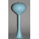 Spherical Water Tower w/Flashing Red Light - 9-3/4′ 24.7cm Tall -- White, HO, Railtown Model Railroad Suppli 2905L