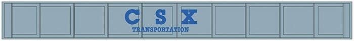 Decorated Plate Girder Bridge w/Code 100 Track -- Kit - CSX (gray, blue), HO, Atlas Model Railroad Co. 70000030