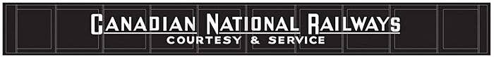 Decorated Plate Girder Bridge w/Code 100 Track -- Kit - Canadian National (black, wh, HO, Atlas Model Railroad Co. 70000037