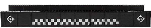 Decorated Plate Girder Bridge w/Code 100 Track - Kit -- Erie (black, white), HO, Atlas Model Railroad Co. 890