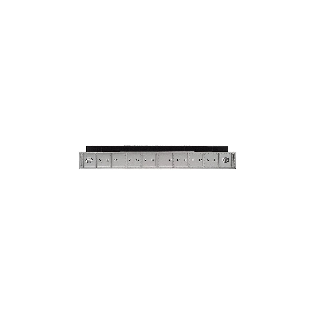 Decorated Plate Girder Bridge w/Code 100 Track - Kit -- New York Central (silver, black), HO, Atlas Model Railroad Co. 891
