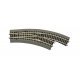 Curved turnout right BWr2/3, HO, Roco 42561