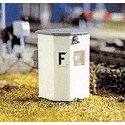 Lineside Phone Box -- 1 x 3/4′ 2.5 x 1.8cm, HO, Brawa Modellspielwaren 2654