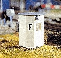 Lineside Phone Box -- 1 x 3/4′ 2.5 x 1.8cm, HO, Brawa Modellspielwaren 2654