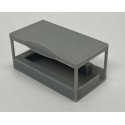18′ Concession Stand -- 3D Printed Kit - Unpainted, HO, Phoenix Precision Models 31815