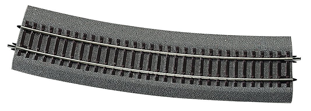 Curved track R10, 15°, HO, Roco 42528