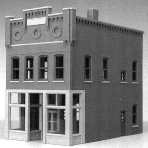 City Buildings -- Madelene`s Deli 4-3/4 x 2-3/4` 11.9 x 6.9cm, HO, Smalltown USA 6004