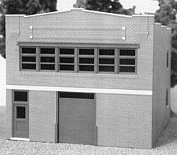 Cycle Repair Shop - Kit -- 4-1/8 x 4-1/8′ 10.5 x 10.5cm, HO, Smalltown USA 6019