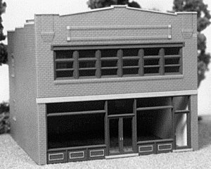 City Buildings -- Florist`s Office 4 x 4-1/8` 10 x 10.3cm, HO, Smalltown USA 6016