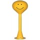 Spherical Water Tower - Kit - 9-3/4′ 24.7cm Tall -- Yellow (Smiley Face), HO, Railtown Model Railroad Suppli 2906