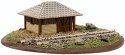 Section House - Kit (Laser-Cut Wood) -- 1-1/4 x 1 x 1′ 3.2 x 2.5 x 2.5cm, N, Atlas Model Railroad Co. 4001014