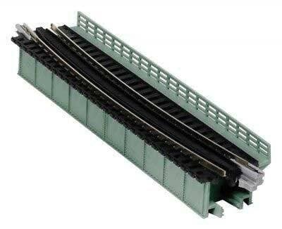Single-Track Curved Deck-Girder Bridge, Code 80 Track - Assembled - Unitrack -- 19′ 481mm Radius, 1, N, Kato USA Inc 20472
