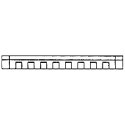 Modular Walls -- Cornice pkg(8), O, Design Preservation Models 90109