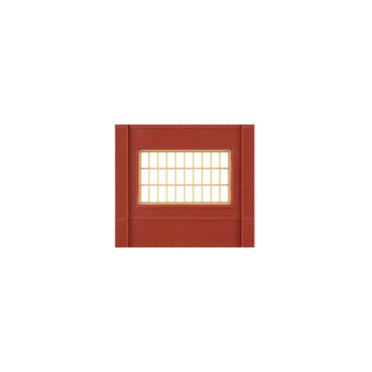 Modular Building System(TM) -- Dock Level Wall Sections with Steel Sash Window - Kit , HO, Design Preservation Models 30173