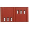N Scale Modulars System(TM) (Plastic) -- Two-Story 6 Windows pkg(3) 3-1/2′ Wide x 1-15, N, Design Preservation Models 60123