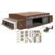 Hangar with Helicopter -- Kit - Main Hangar: 21-9/16 x 15-3/8 x 3-13/16′ 54.8 x 39 x 11.8cm, HO, Faller Gmbh 144111