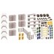 Hangar with Helicopter -- Kit - Main Hangar: 21-9/16 x 15-3/8 x 3-13/16′ 54.8 x 39 x 11.8cm, HO, Faller Gmbh 144111