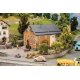 Traditional Engadine House -- Kit - 7-3/16 x 5 x 4-5/8′ 18.2 x 12.6 x 11.8cm, HO, Faller Gmbh 130661