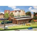 Dresden Streetcar Carbarn (Tram Depot) -- Kit - 14-13/16 x 10-7/8 x 4-7/8′ 37.6 x 27.6 x 12.4cm, HO, Faller Gmbh 191823