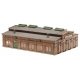 Dresden Streetcar Carbarn (Tram Depot) -- Kit - 14-13/16 x 10-7/8 x 4-7/8′ 37.6 x 27.6 x 12.4cm, HO, Faller Gmbh 191823