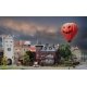 Halloween Promotional Set -- Kit - Haunted Mansion, Jack o′ Lantern Balloon, HO, Faller Gmbh 190034