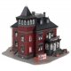 Halloween Promotional Set -- Kit - Haunted Mansion, Jack o′ Lantern Balloon, HO, Faller Gmbh 190034