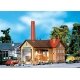 Brewery -- Kit - 6-15/16 x 6-1/2′ 17.6 x 16.5cm, HO, Faller Gmbh 130960