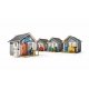 Moonlite Motor Court - Built-&-Ready(R) Landmark Structure(R) -- Includes Office and 3 Rooms, N, Woodland Scenics 4963