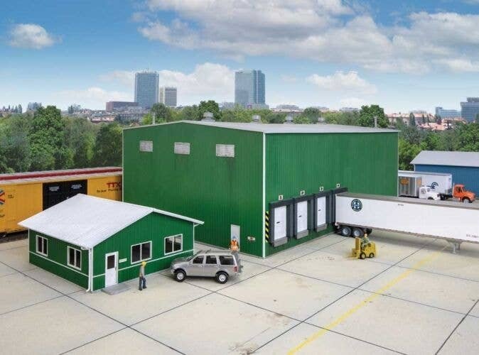 Steel Warehouse -- Kit, HO, Walthers Cornerstone 4080