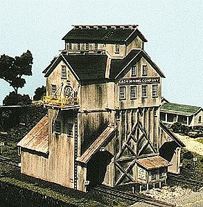 Cash Mine Works Ore House -- 4 x 4-1/2 x 5′ 10 x 11.2 x 12.5cm, N, Blair Line 86
