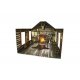 Built-&-Ready(R) Landmark Structures - Assembled - Lighted -- Cozy Cabin, HO, Woodland Scenics 5071