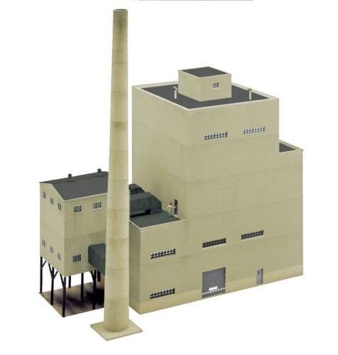 Metro Power & Light -- Kit - Generating Plant 13-7/8 x 10 x 13′ 35.2 x 25.4 x 33cm, HO, Walthers Cornerstone 4052