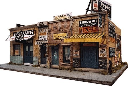 Addams Avenue - Part One -- Kit - 5 x 9′ 12.7 x 22.5cm, HO, Downtown Deco 1000