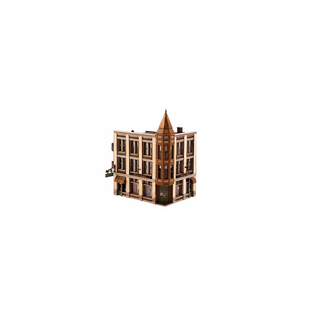 Corner Department Store - DPM(R) Landmark Structures(TM) -- Kit, HO, Design Preservation Models 12800