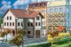 Small Town Hall -- Kit - 4-3/16 x 4-3/8 x 4′ 10.7 x 11.2 x 10.2cm, N, Faller Gmbh 231727
