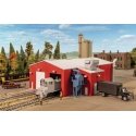 Railroad Paint Shop -- Kit, HO, Walthers Cornerstone 3909