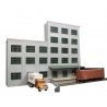 5-Story Building w/2 Overhead Doors, Loading Dock & Covered Dock - Keyrail -- Background Buildin, HO, Lunde Studios QBHODH5