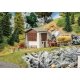 Graubunden Hay Barn -- Kit - 2-15/16 x 2-5/8 x 2-3/4′ 7.4 x 6.7 x 7cm, HO, Faller Gmbh 130634