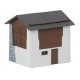 Graubunden Hay Barn -- Kit - 2-15/16 x 2-5/8 x 2-3/4′ 7.4 x 6.7 x 7cm, HO, Faller Gmbh 130634